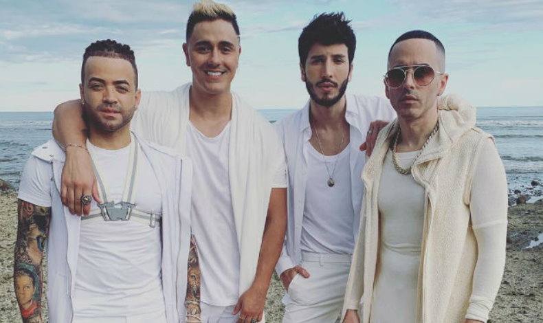Joey Montana, Nacho, Yandel y Sebastian Yatra se reúnen para grabar video en Panamá