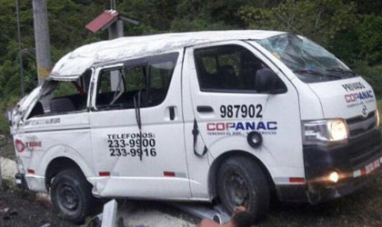 Accidente de trnsito deja 11 heridos
