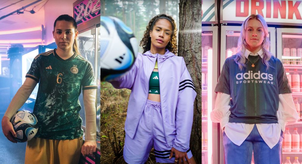 Adidas rinde homenaje a iconos deportivos de la nueva genracion antes de la copa mundial femenina