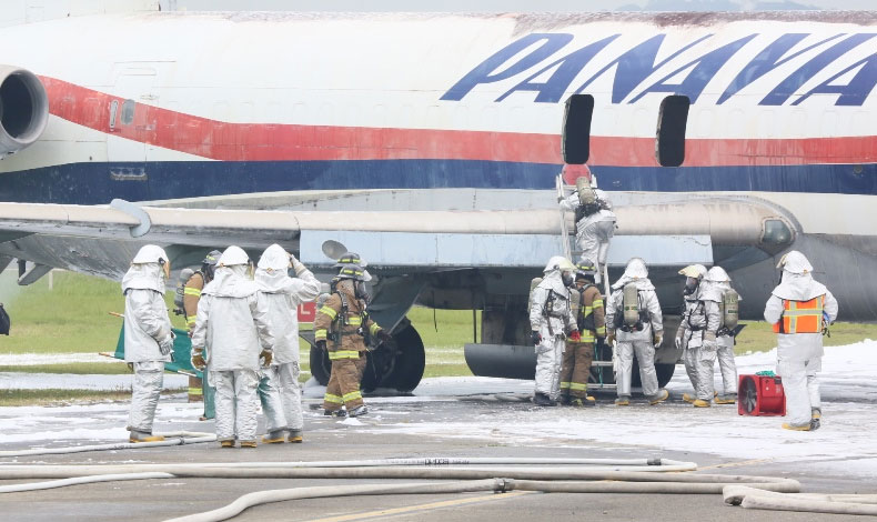 Aeropuerto de Tocumen realiz simulacro de accidente