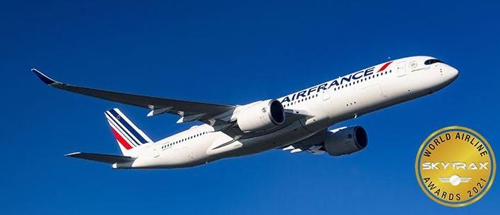 Air France fue reconocida como Mejor Aerolnea de Europa, Europa Occidental y Francia.
