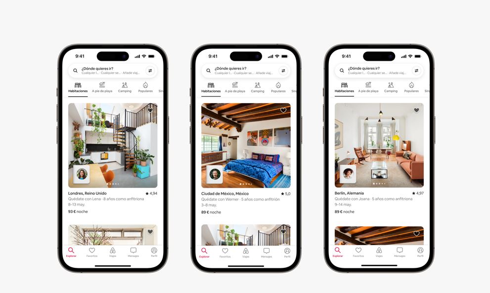 Descubre Airbnb Habitaciones, una versin completamente renovada de Airbnb