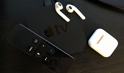 Los AirPods ya pueden sincronizarse con Apple TV