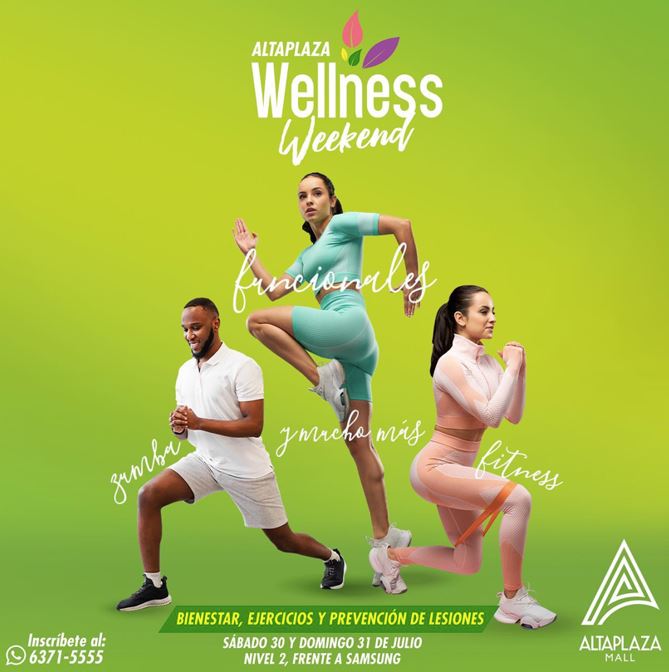 Dos das para activarse en el Wellness Weekend de AltaPlaza Mall