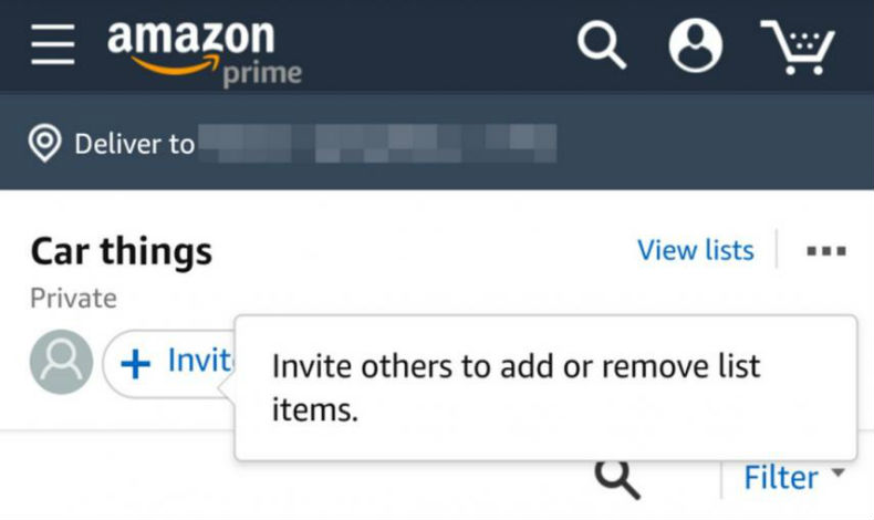 Amazon crea las listas de deseos compartidas en grupo