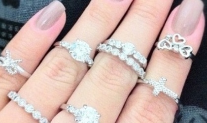 Anillo Midi el anillo de moda