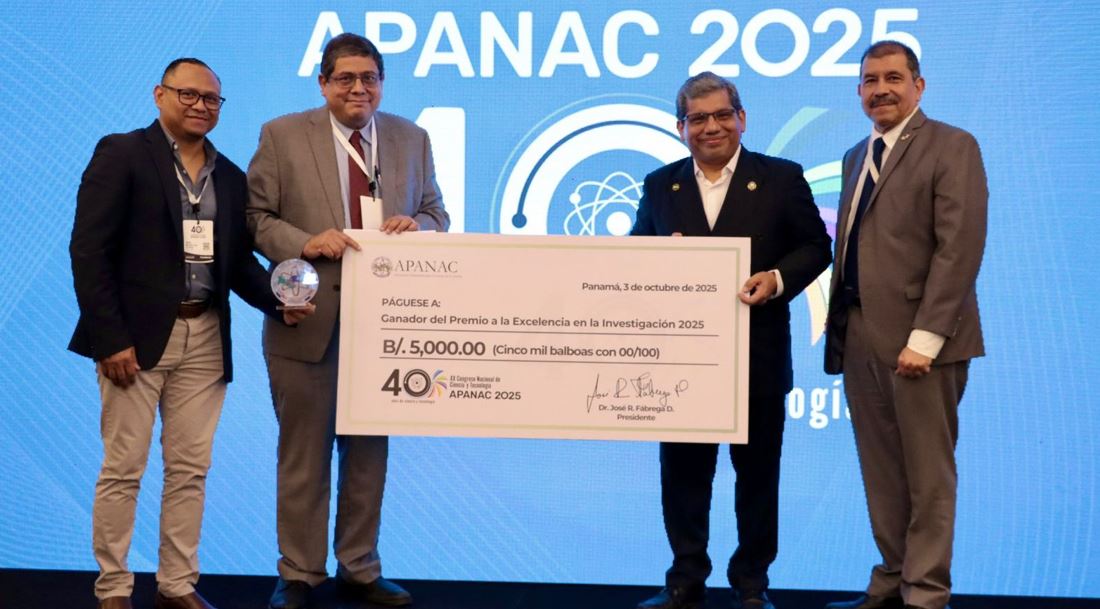 Reconocen el talento cient�fico de Panam� en clausura del XX Congreso Nacional de Ciencia y Tecnolog�a APANAC 2025