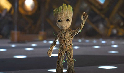 Nada puede competir con la ternura de Baby Groot y Dave Bautista lo sabe