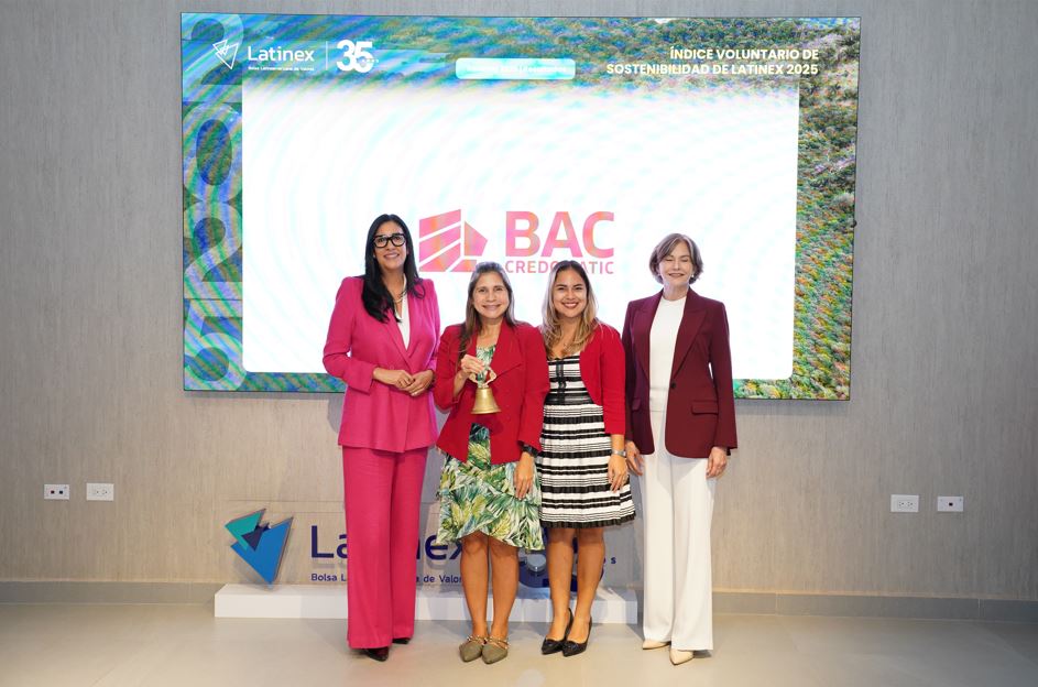BAC Panam� fue reconocido nuevamente como uno de los emisores destacados en el �ndice Voluntario de Sostenibilidad (IVS) 2025 de Latinex