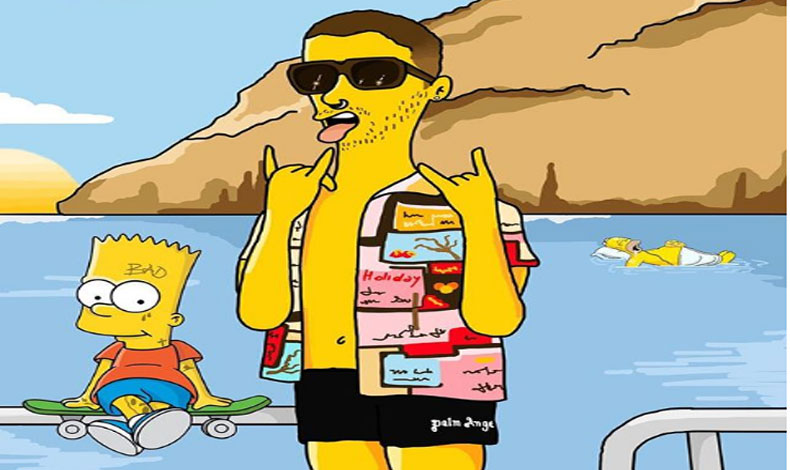 Bad Bunny ahora es un Simpson