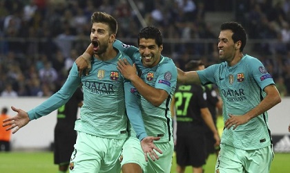 Barcelona tuvo que remontar en su visita Alemania