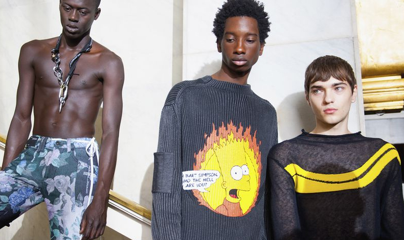 Bart Simpson es el protagonista de la coleccin de Off-White