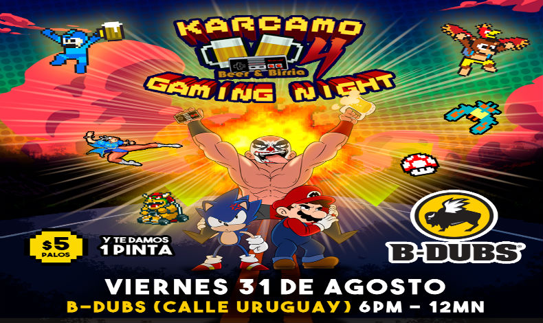 Llega el Karcamo beer and birria gaming night 4
