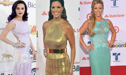 Las mejores vestidas del los Billboard 2012