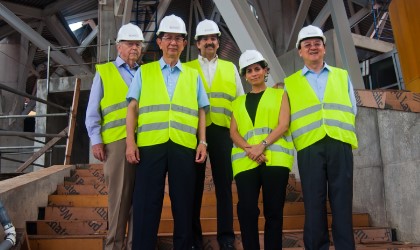Premio Nobel de Qumica, Yuan Tseh Lee visita el Biomuseo de Panam