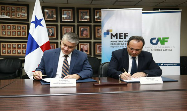 CAF y Panam firman contrato para  proyectos de saneamiento