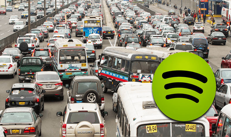 Canciones que puedes disfrutar durante el trfico segn Spotify