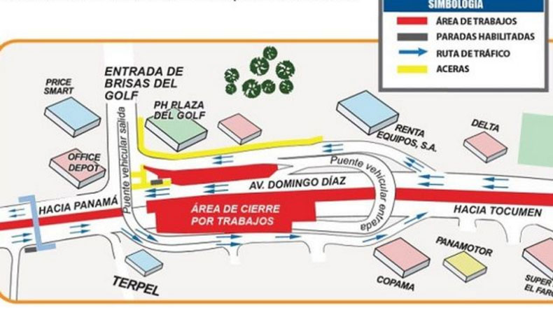 Este 9 de agosto estarn inhabilitados dos carriles que dirigen hacia Tocumen