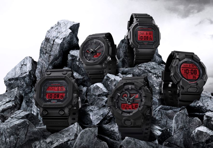 Dise�o con car�cter: G-SHOCK lanza su nueva serie Black & Bold Red inspirada en la fuerza urbana