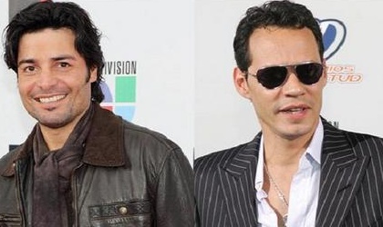 Chayanne y Marc Anthony juntos en Panam�, el 3 de octubre