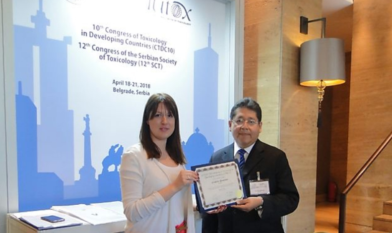 Panameo recibe distincin de la IUTOX