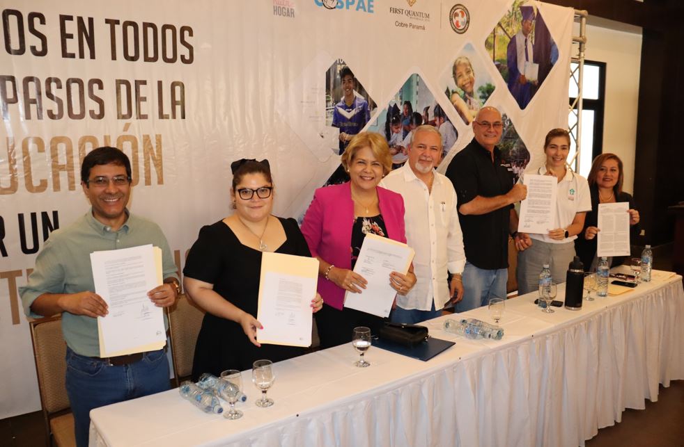 Cobre Panamá y organizaciones aliadas reafirman su compromiso por la educación en Panamá