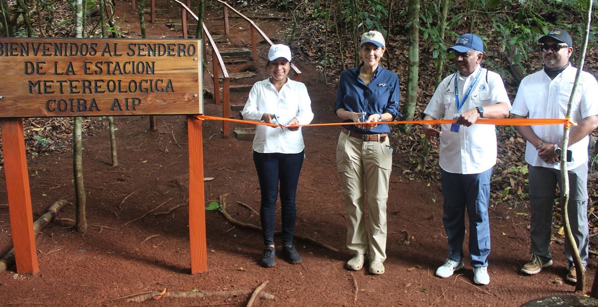 Buenas noticias! Inauguran torre meteorolgica, un sendero y mirador ecolgico en el Parque Nacional Coiba