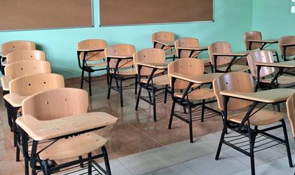 En el colegio Mariano Prados de Nat no han iniciado las clases