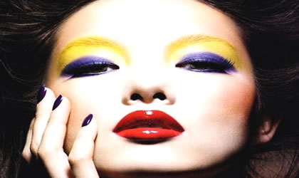 Maquillaje Color Block el boon de la moda