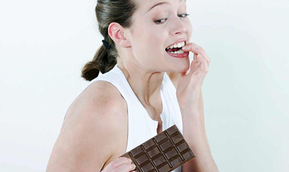 Cuando estamos a dieta el chocolate sabe mejor