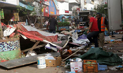 Comercios informales fueron retirados de La Peatonal