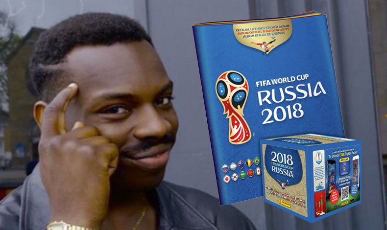 Frmula matemtica para llenar el lbum Panini Rusia 2018