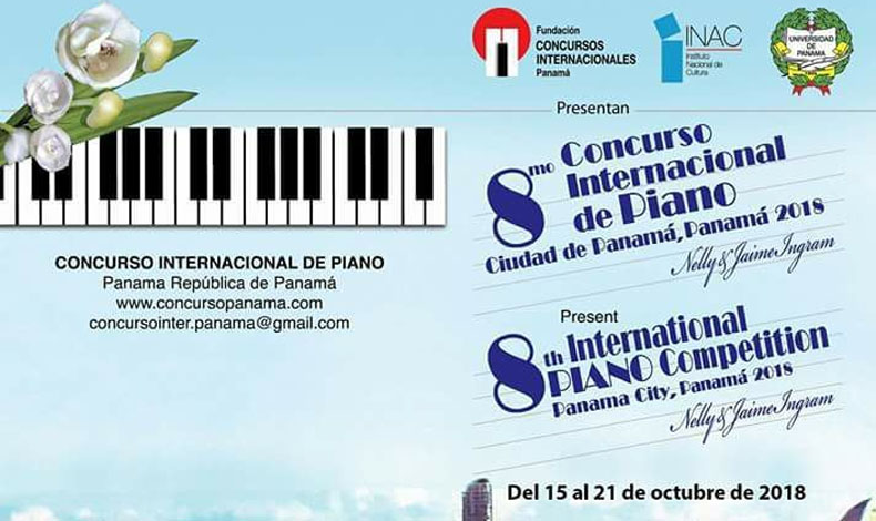 Concurso Internacional de Piano del 15 al 21 de octubre 2018