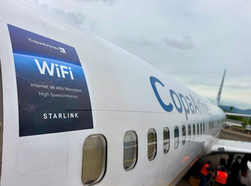Copa Airlines anunci� la incorporaci�n del internet de Starlink a bordo de sus aeronaves en latinoam�rica