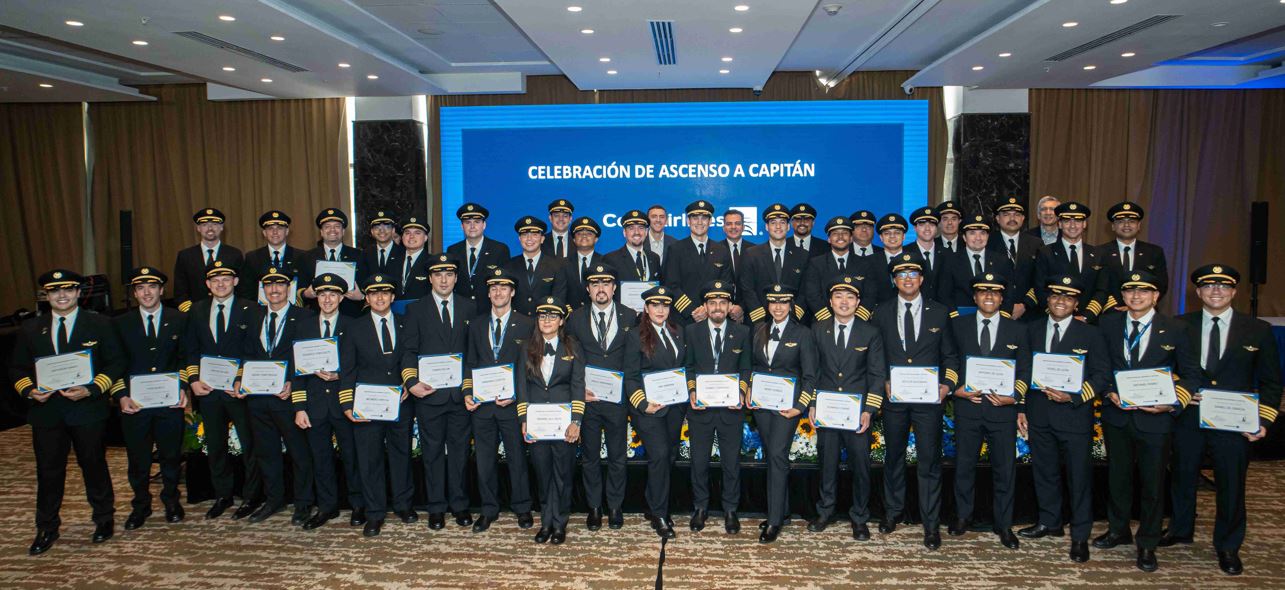 Copa Airlnes celebra el ascenso de 40 nuevos capitanes
