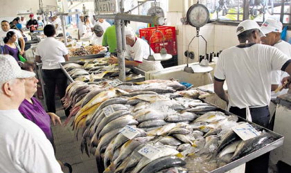 Panameos se preparan para la compra de marisco de cara a viernes de cuaresma.