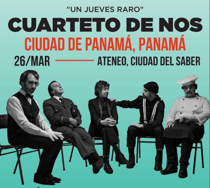 El Cuarteto de Nos se presenta por primera vez en Panam