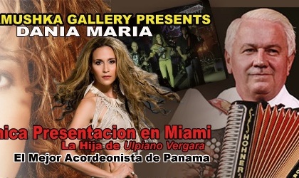 Dania Mar�a llevar� su acorde�n a Miami