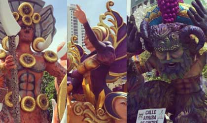 Miles de personas acudieron al Desfile de las Reinas 2017