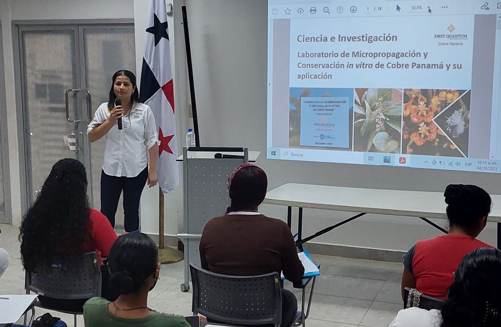 Destacan la contribucin de Cobre Panam en la conservacin de la flora