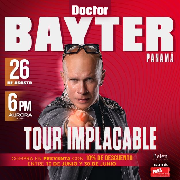 El Doctor Bayter, fenmeno de las redes sociales, llegar a Panam con el Tour Implacable
