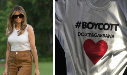 Dolce & Gabbana crea su propia campaa de ataque por vestir a Melania Trump