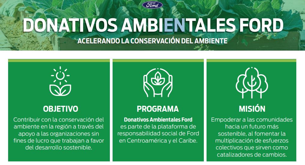 Ford abre convocatoria para su programa Donativos Ambientales Ford 2023