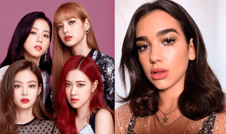 Dua Lipa ingresa al mercado Kpop acompaada de Blackpink