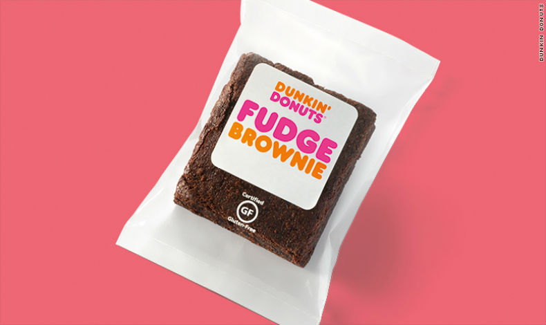DunkinDonuts crea su primer brownie sin gluten