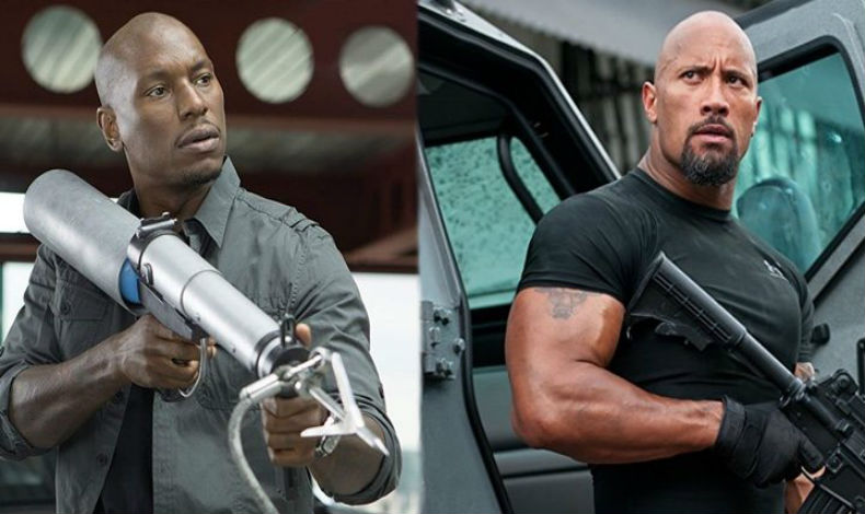 Dwayne Johnson habla sobre la rivalidad con Tyrese Gibson