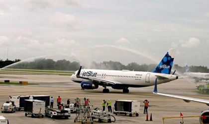 El vuelo de la historia! Primer vuelo de USA a Cuba en 55 aos