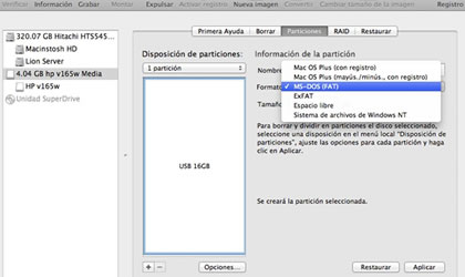 Sistemas de Archivos para Mac OS X