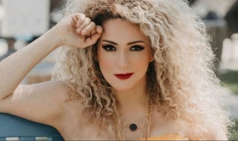 Erika Ender graba la cancin Para llegar a donde estoy