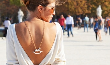 Luce el escote en la espalda el m�s Chic del momento